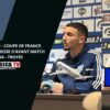 CDF – 16EME DE FINALE / SC BASTIA – TROYES : Conférence de presse d&rsquo;avant match de Réginald RAY.